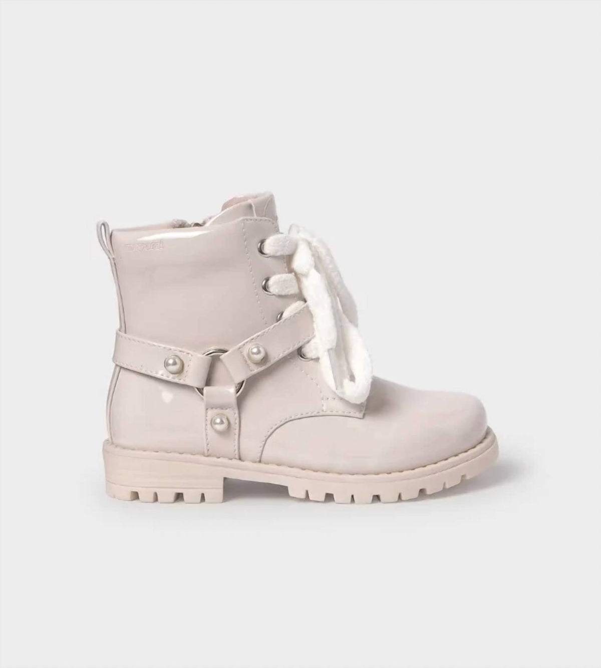 Mayoral - Girls Patent Leather Biker Boots