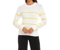 Karen Kane - Stripe Crewneck Sweater