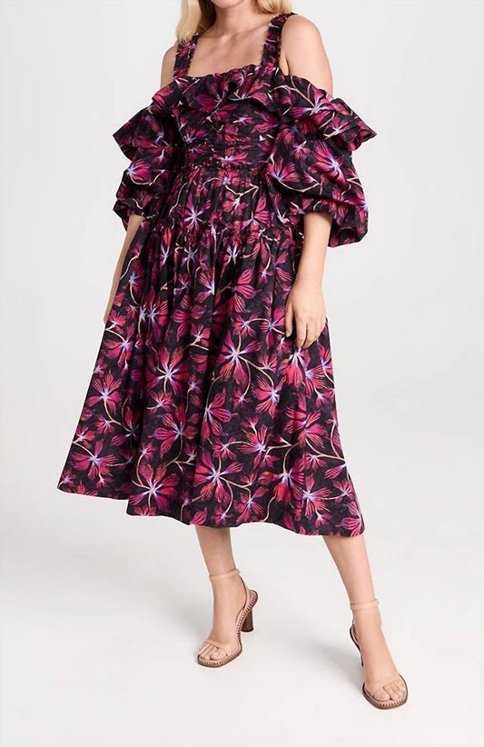 Ulla Johnson - Caprice Ruffled Floral Print Midi Dress
