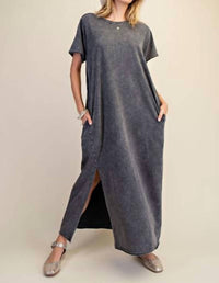 Easel - Terry Midi Dress
