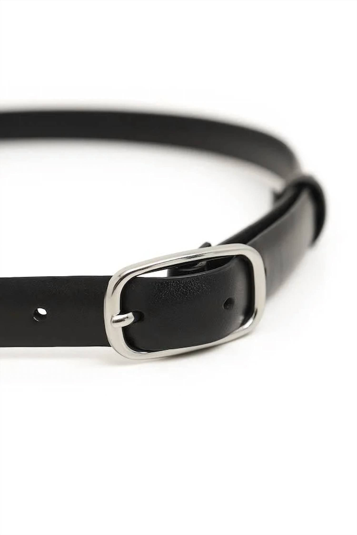 Part Two Women's Lican Leather Belt in black - women's accessory - view 4