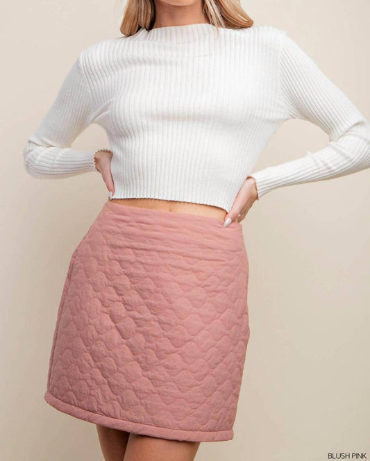Kori - Quilted Mini Skirt
