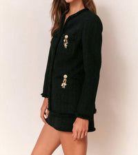Loveshackfancy - Adrina Textured Tweed Jacket