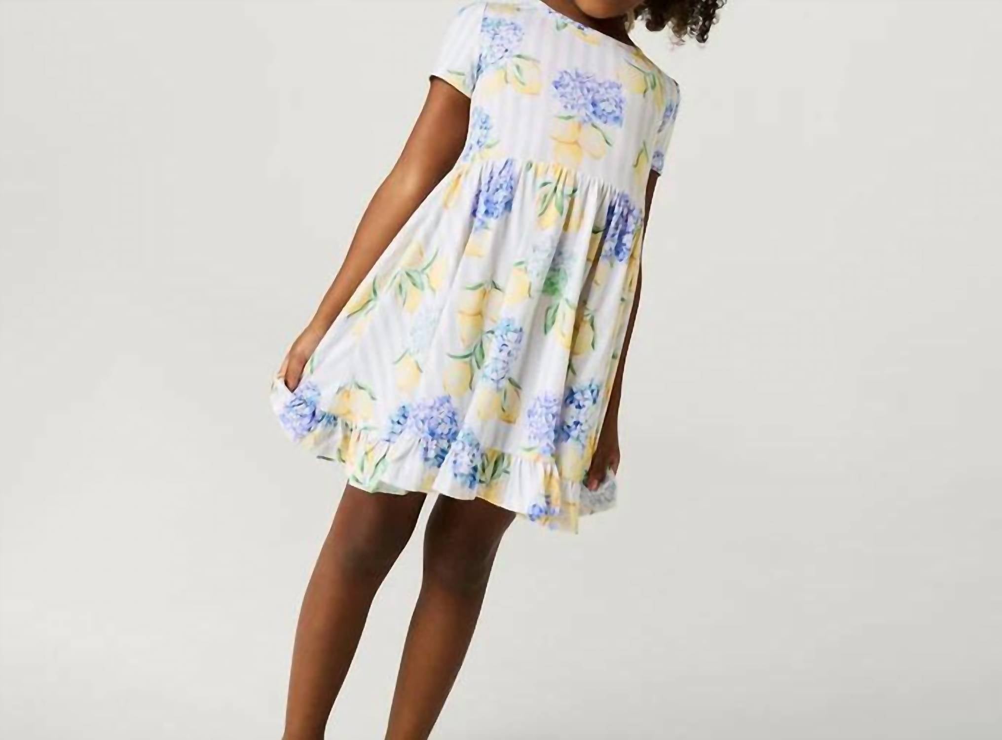 Posh Peanut - Girls Nicola Ruffled Twirl Dress