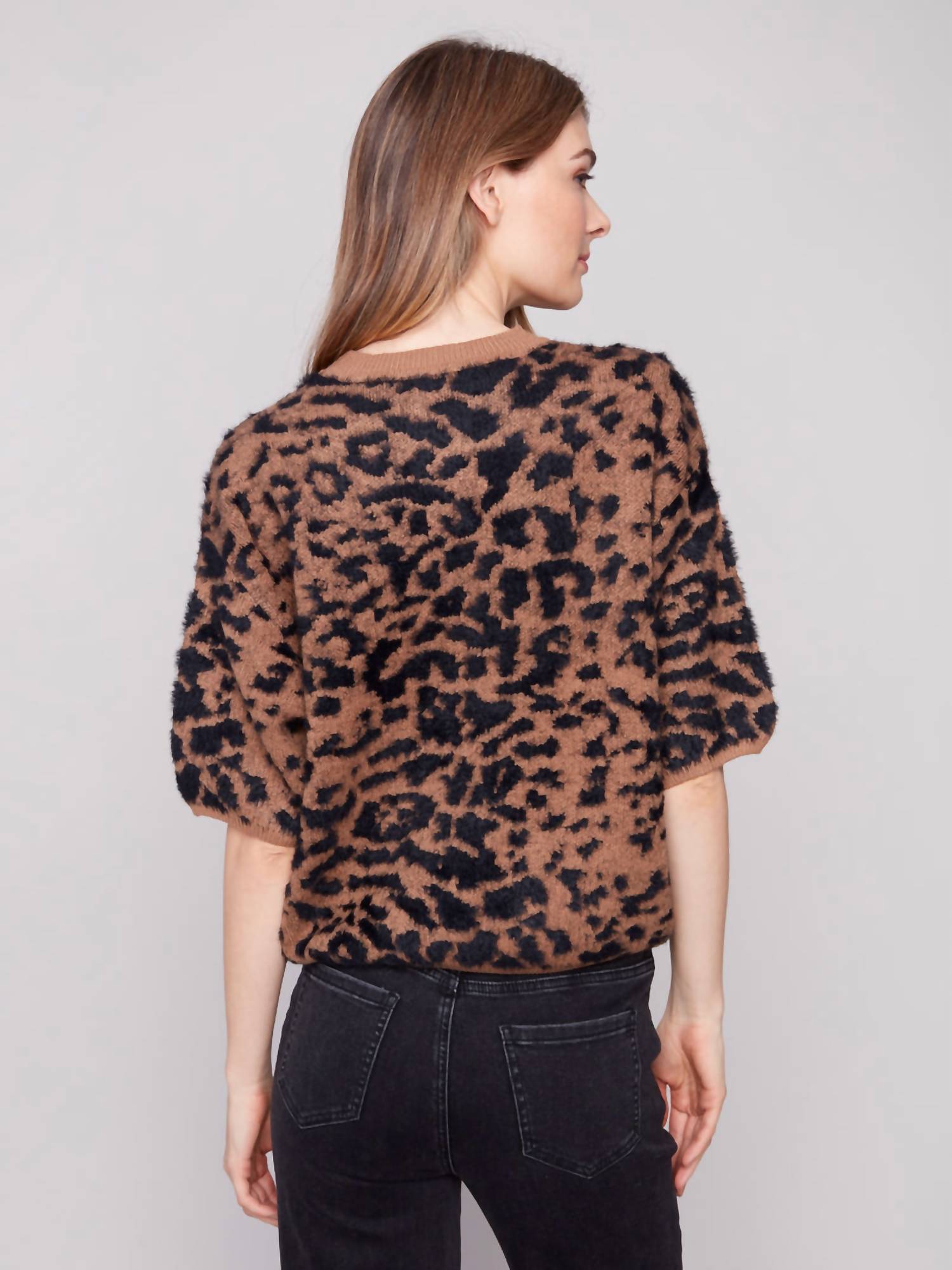 Charlie B - Balloon Elbow Sleeve Knit Sweater