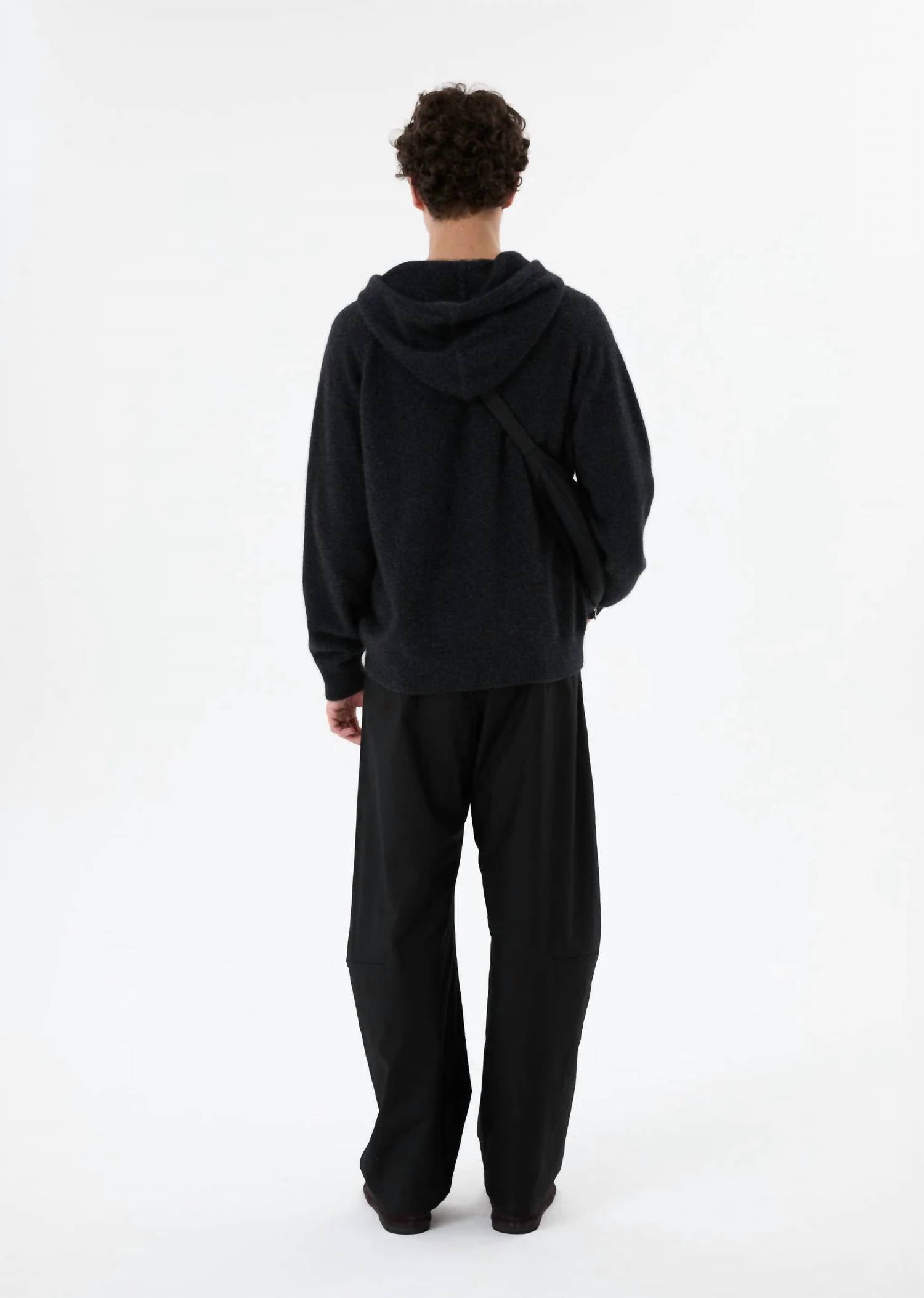 Shop Amomento - Curved Zip Banding Pants
