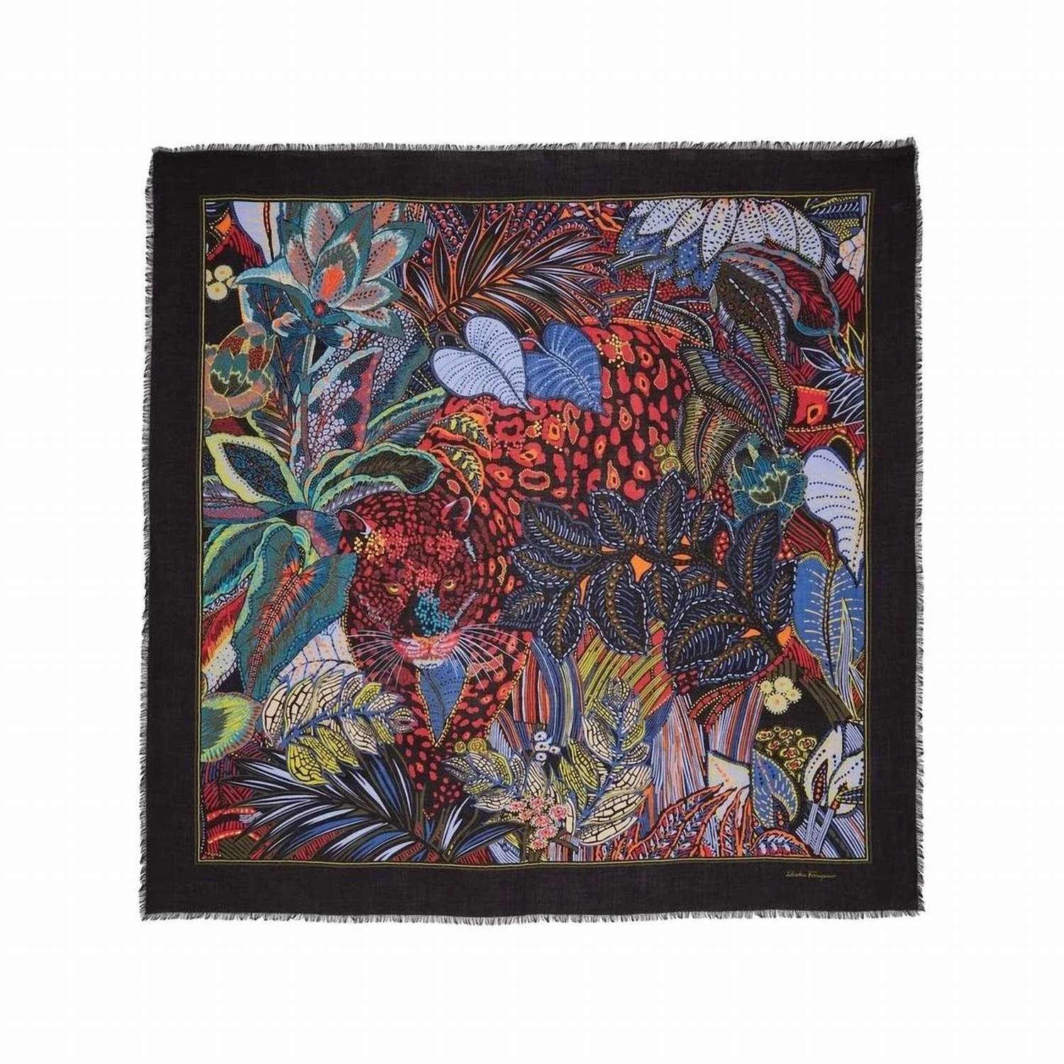 Salvatore Ferragamo - Women's Batik Print Cashmere Shawl