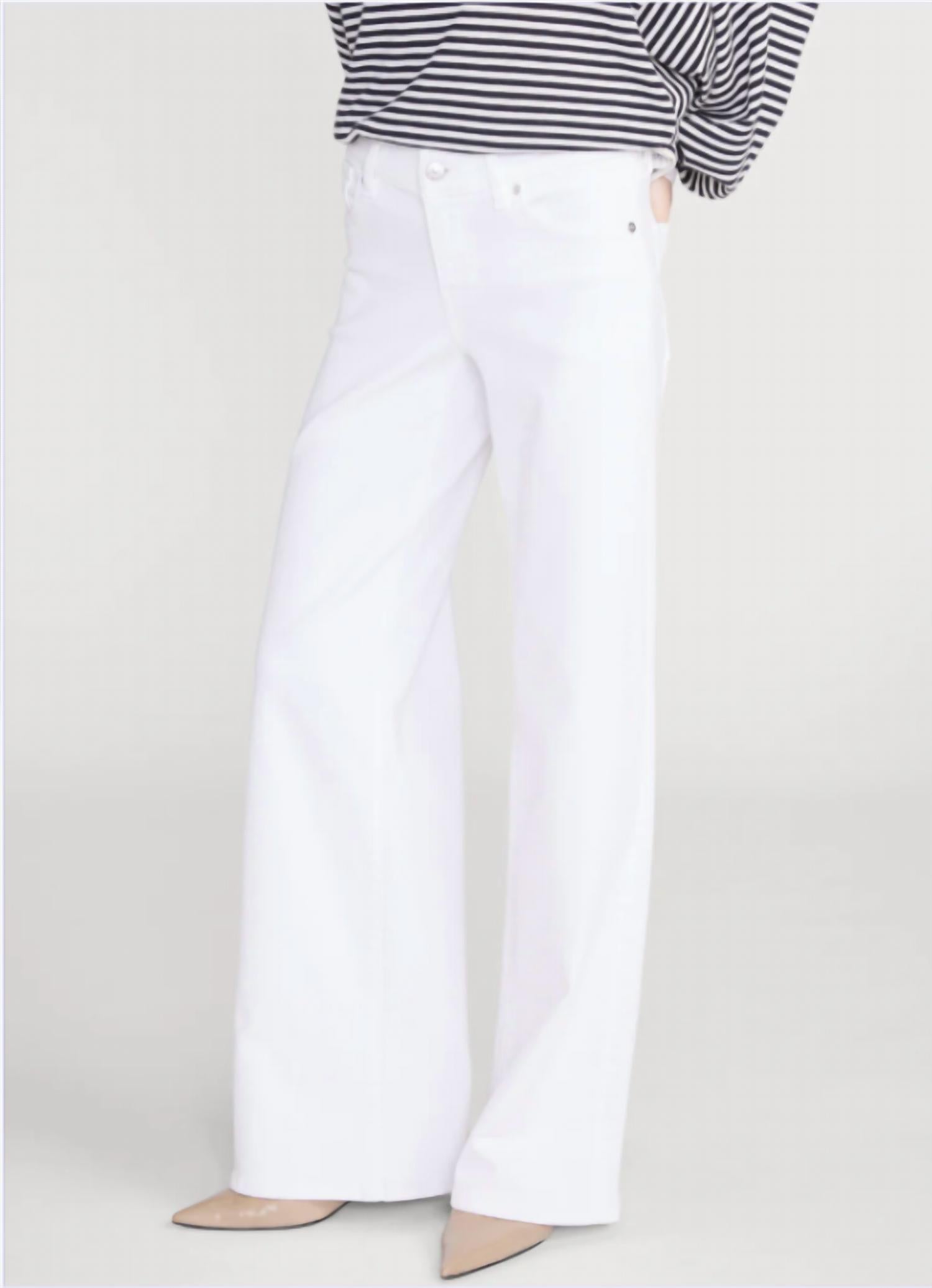 Frame - Low Rise Slim Palazzo Jean
