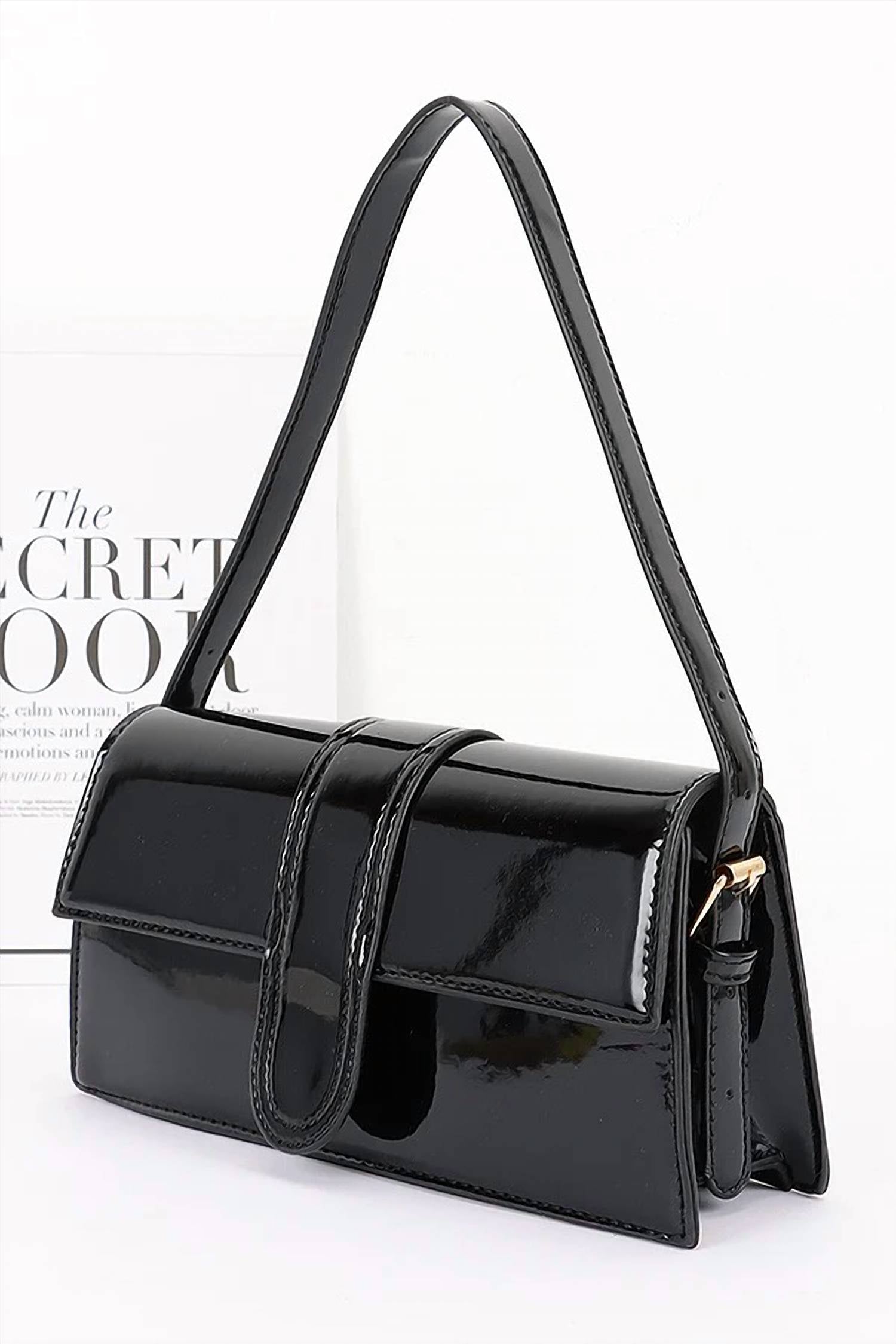 H&D Accessories - Women's Patent Shoulder Bag