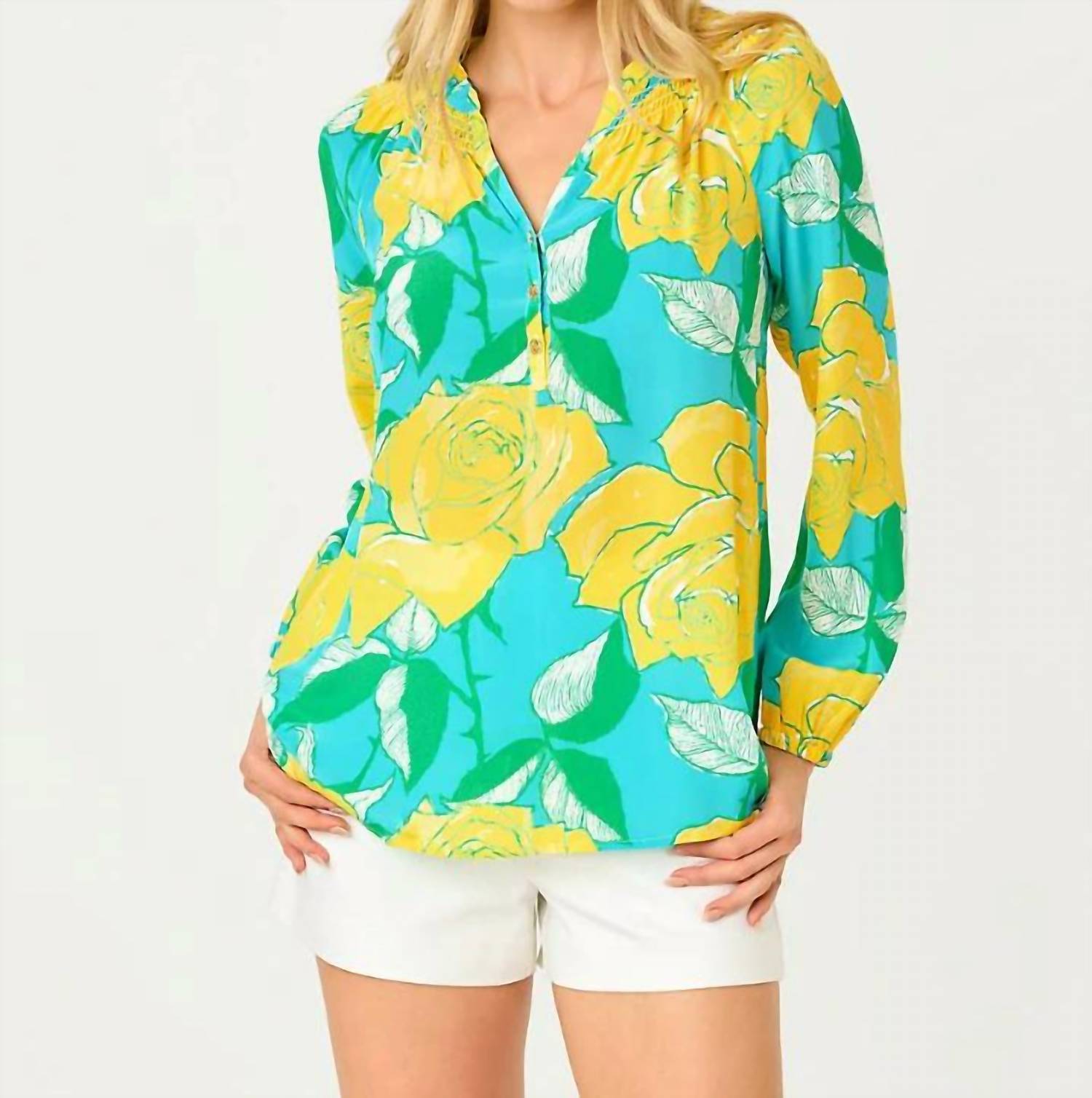 Lilly Pulitzer - Elsa Button Front Top
