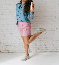 Tribal - Pleated Wide Shorts