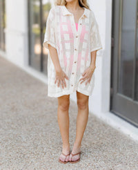 Trend:Notes - Saltwater Dream Shirt Mini Dress