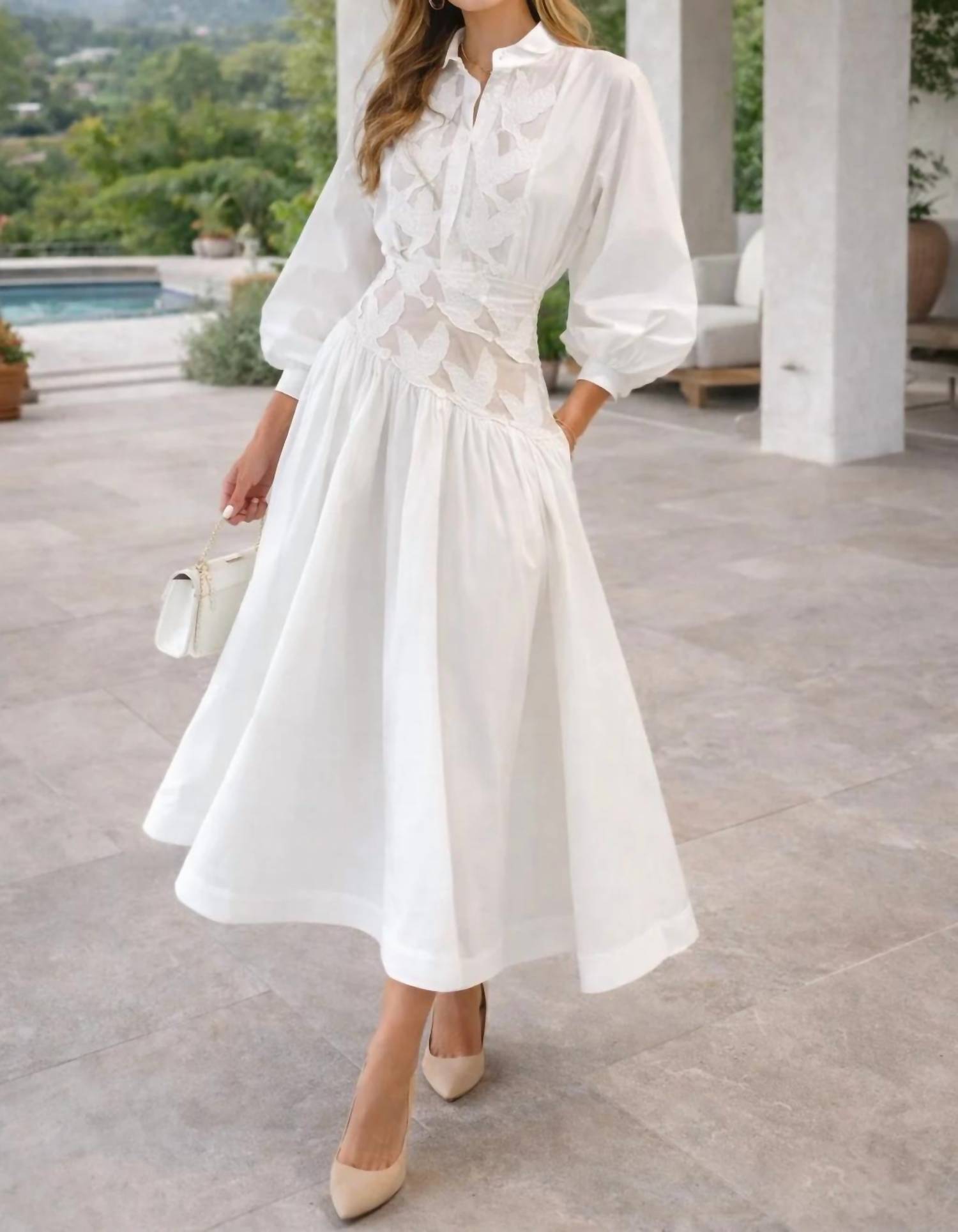 Peekskill - Bianca Lace Garden Skirt Set