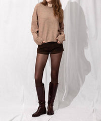 Loucia - Greta Faux Suede Shorts