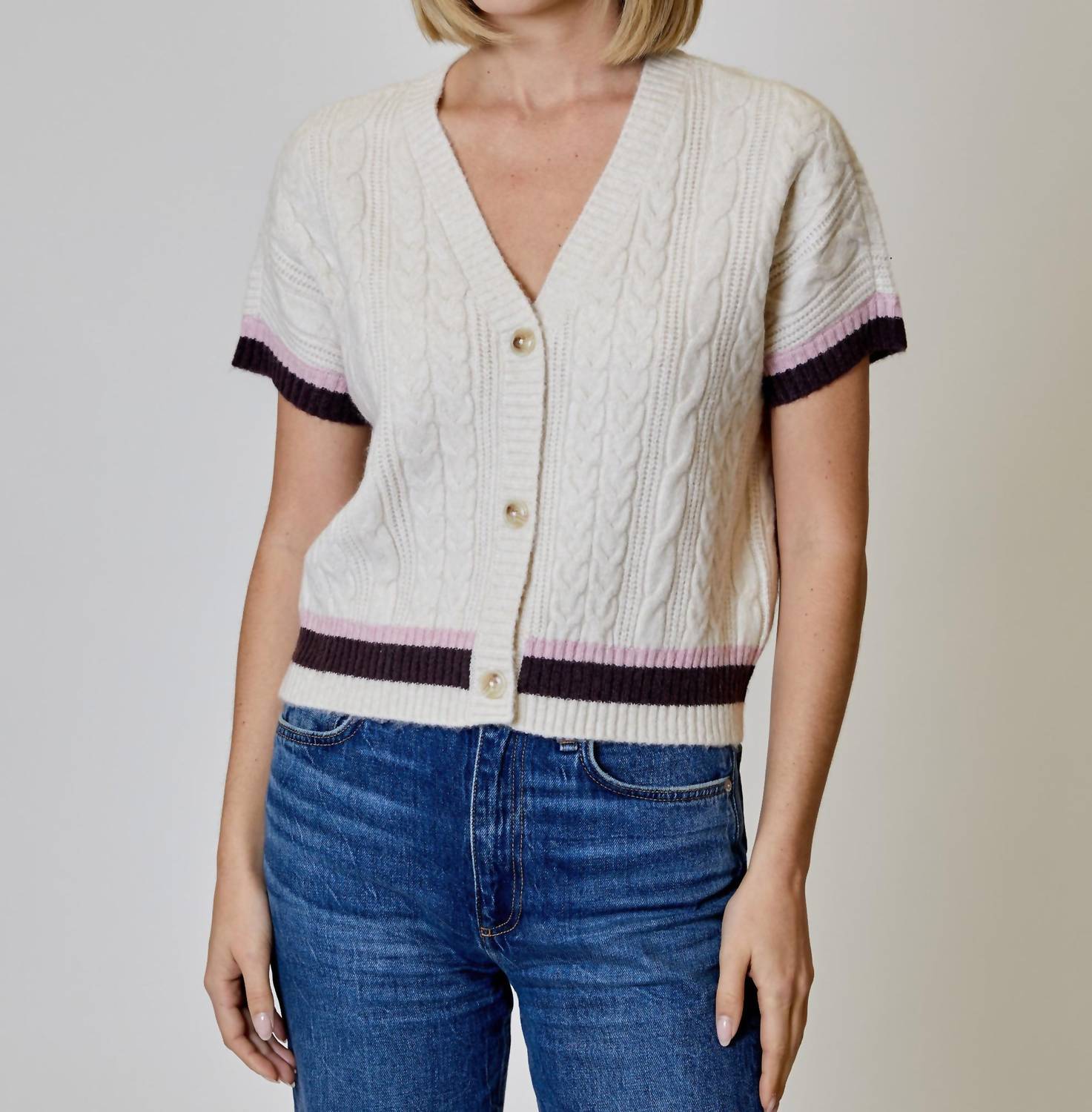 Dh New York - Short Sleeve Cardigan