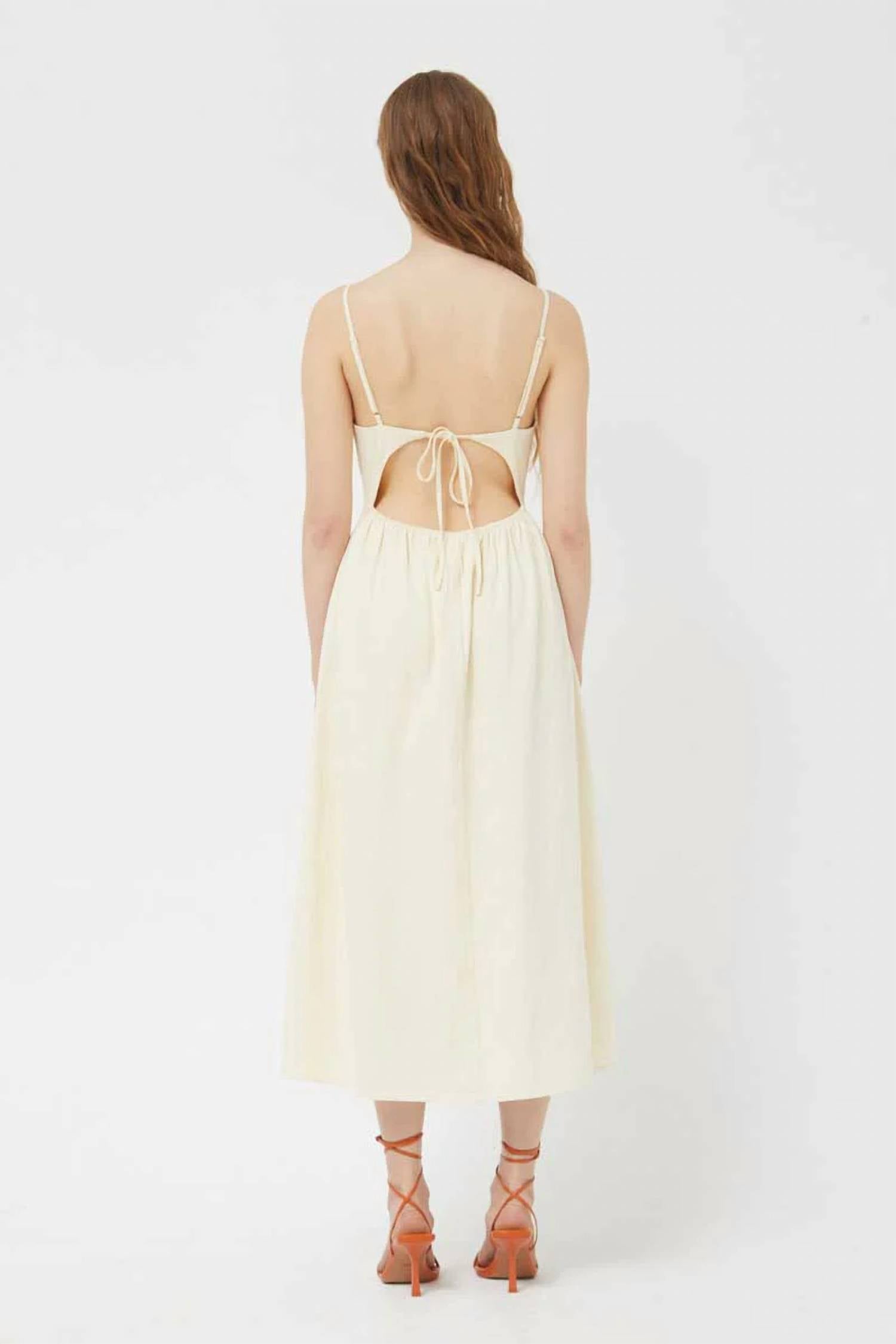 Compania Fantastica - Long Open Back Dress