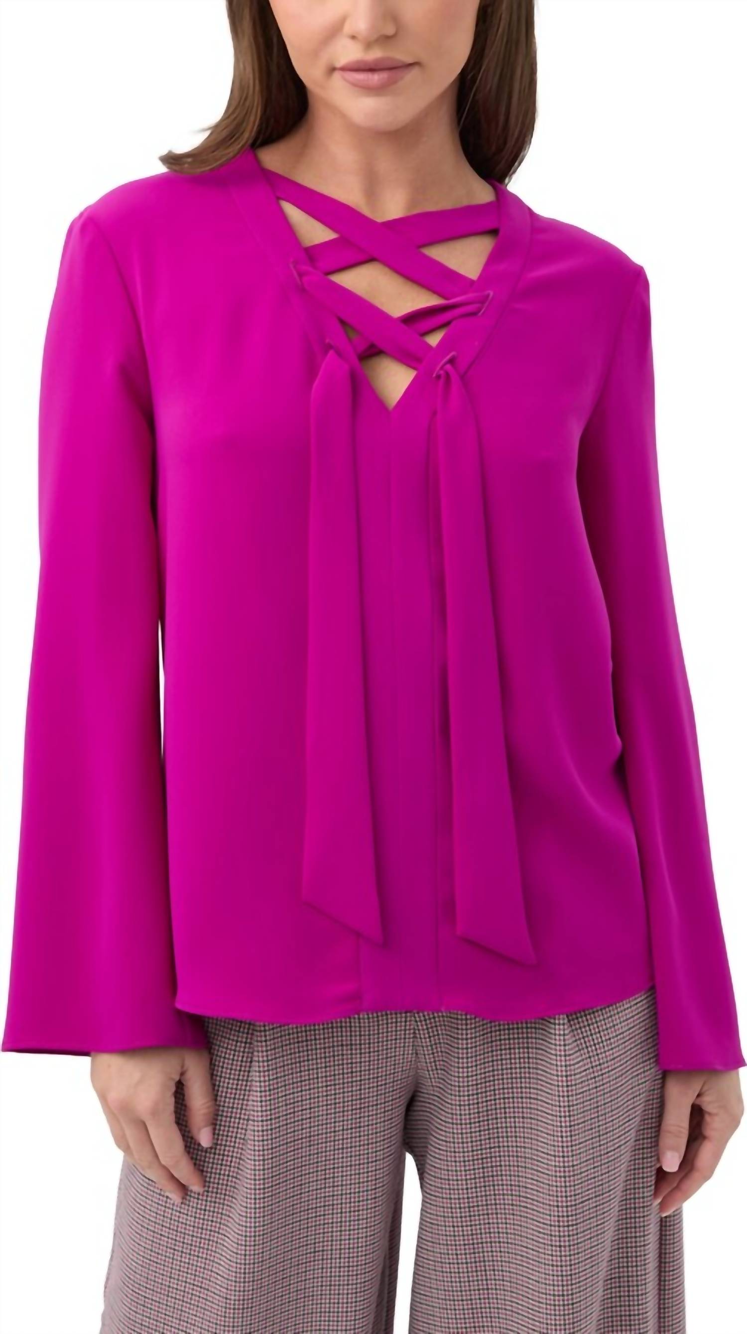 Trina Turk - Picabella Lace-Up Top