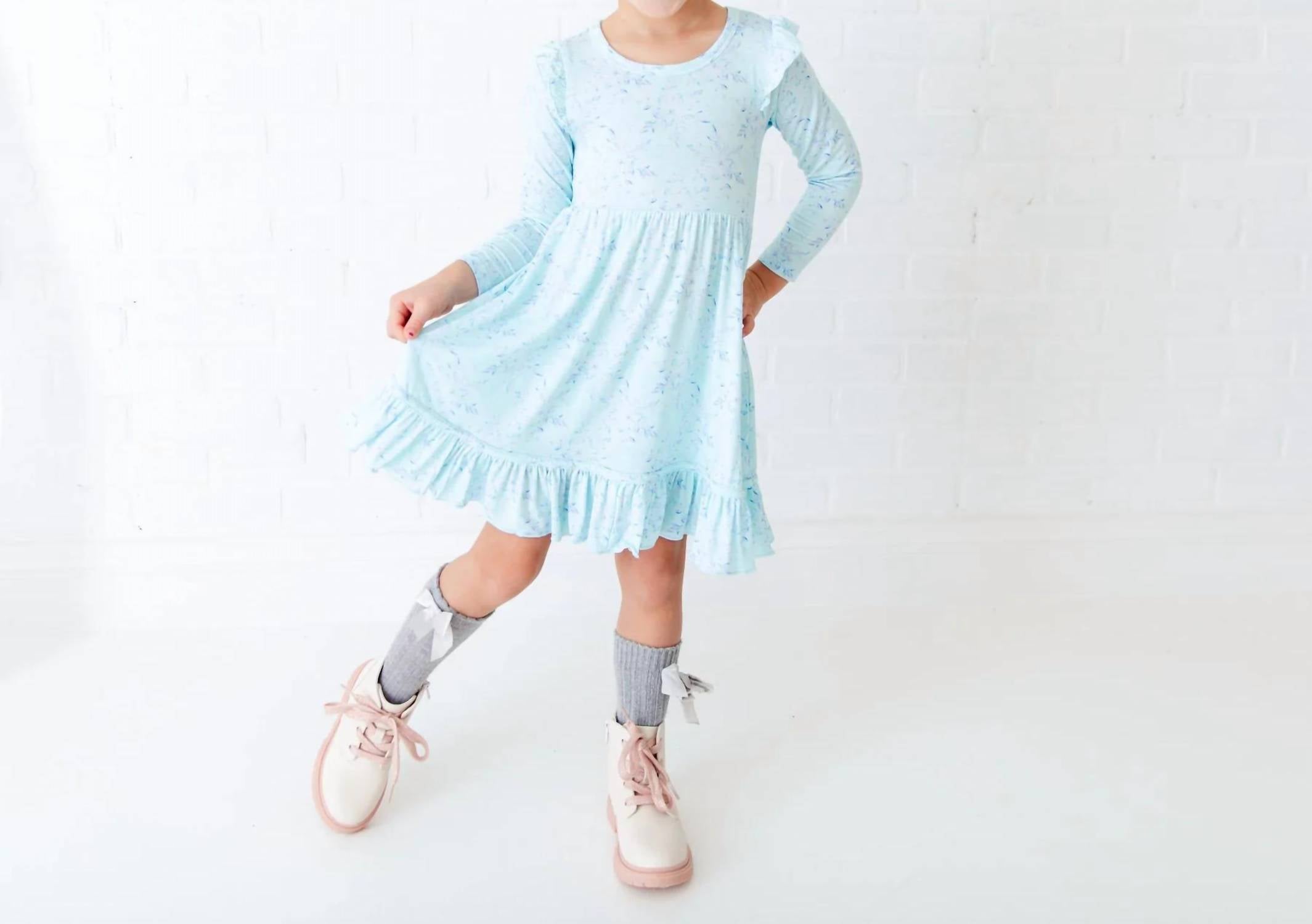 Dreamiere - Say It Ain’t Snow Ruffle Pocket Twirler & Shorts Set
