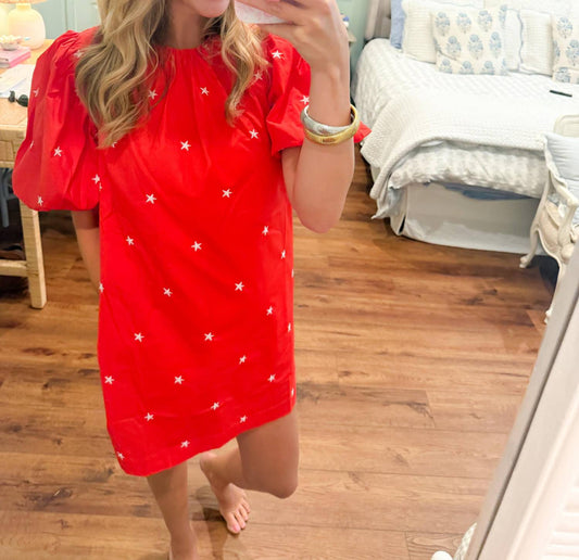 Pinch - Star Embroidered Dress