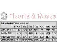 Hearts & Roses - Carnation Mini Dress