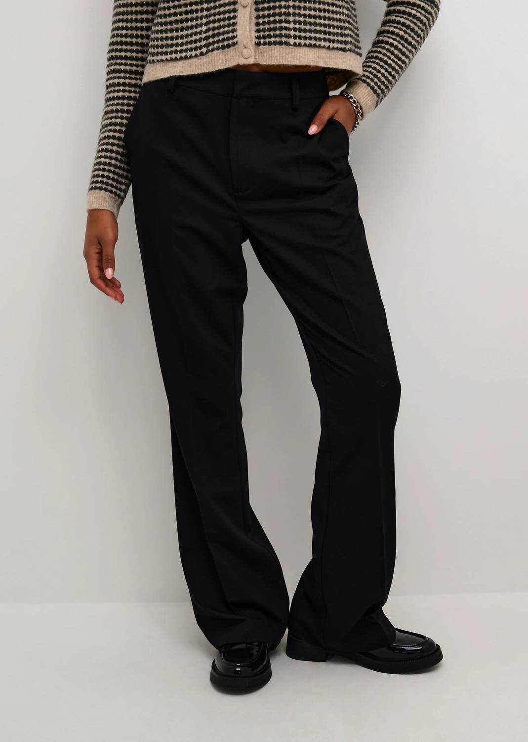 Kaffe - Kasakura Flared Leg Regular Fit Trousers