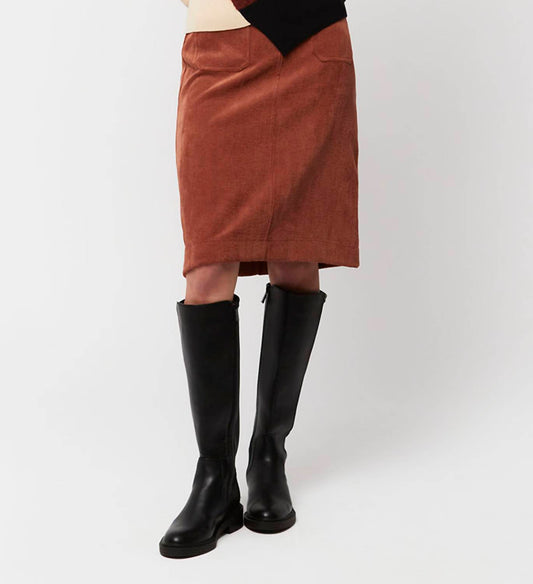 Aldo Martins - Asha Corduroy Knee Length Skirt