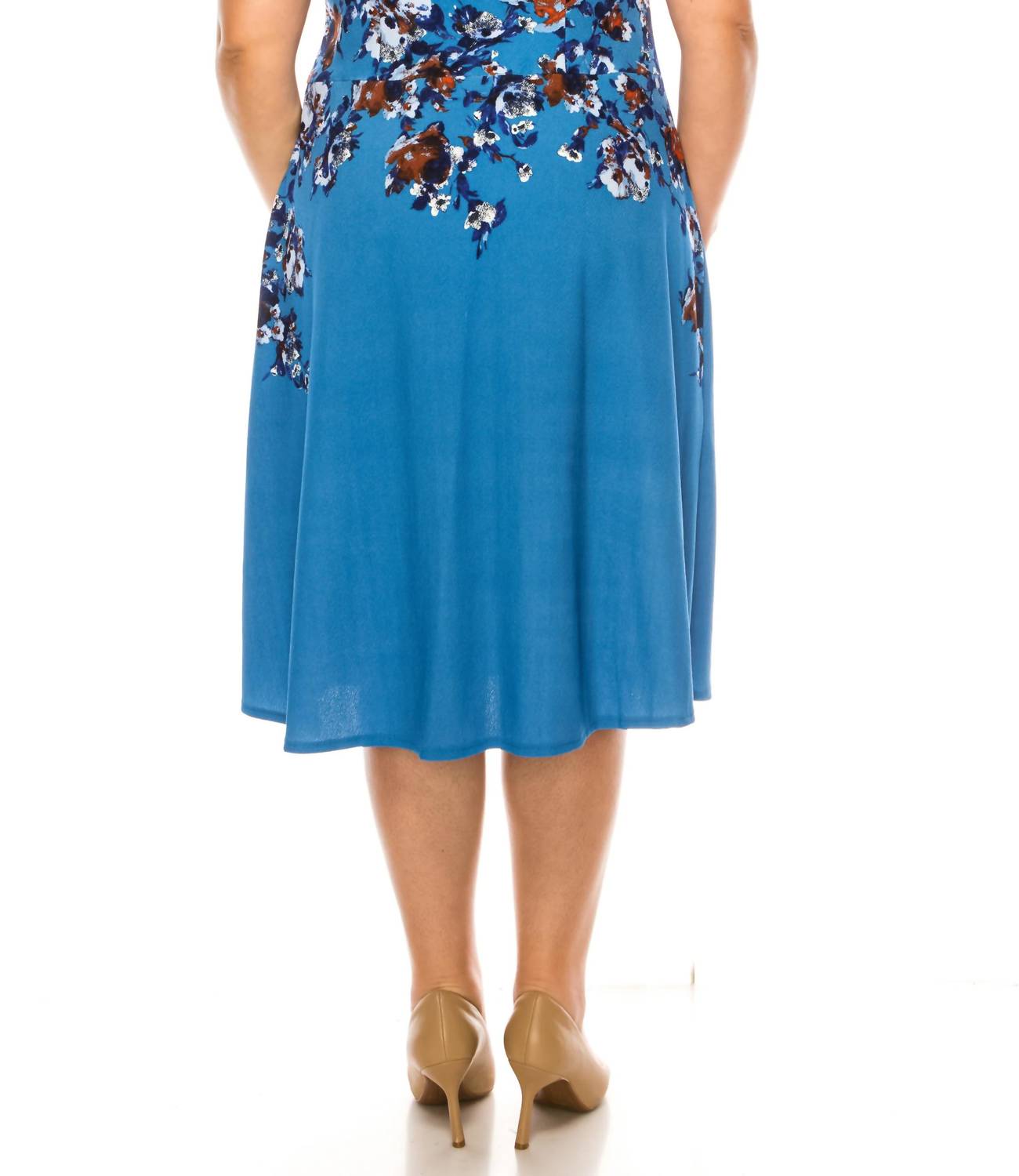 Maya Brooke - Floral 2 Piece Jacket Dress - Plus