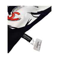 Chanel - Pre-loved Silk Clover Scarf