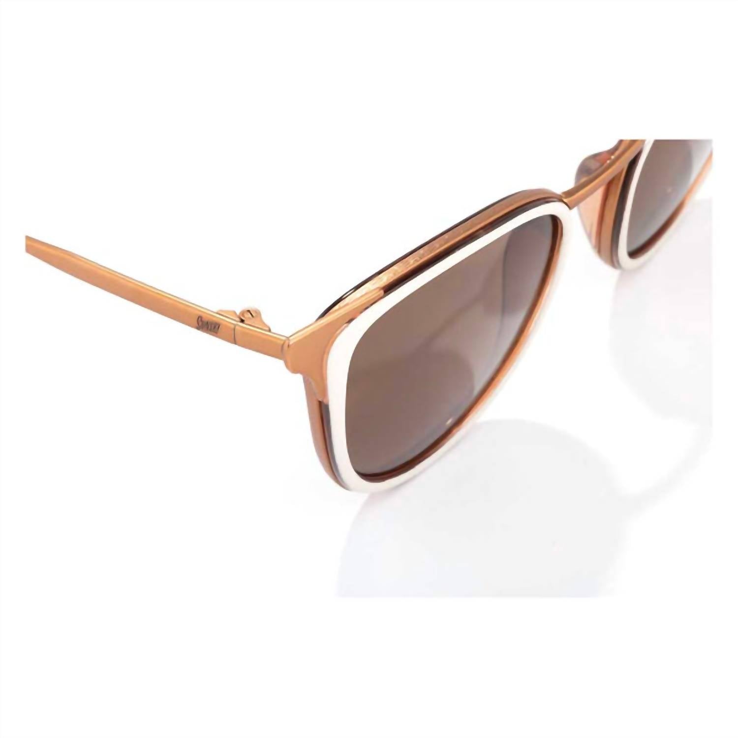 Sunski Women's Catalina Cats Eye Sunglasses in ivory amber - women's accessory - view 5