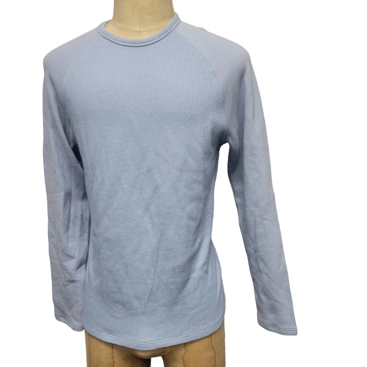 Vince - Men's Ribbed Thermal Crewneck Long-sleeve T-shirt