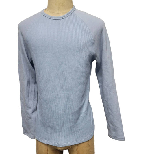 Vince - Men's Ribbed Thermal Crewneck Long-sleeve T-shirt