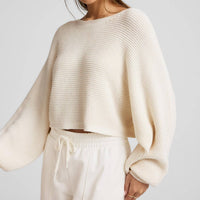 Beyond Yoga - Ready For Barre Cropped Sweater