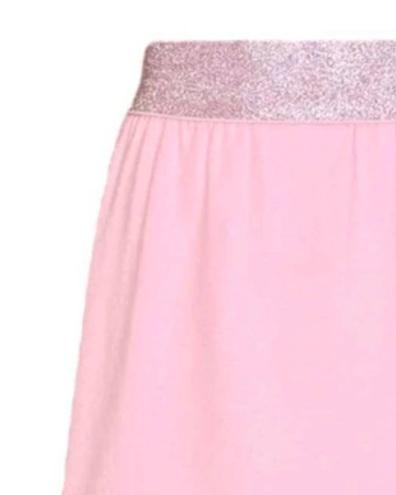 Lola + The Boys Girls' Penelope A-line Skirt in pink - kids' skirt - detail view