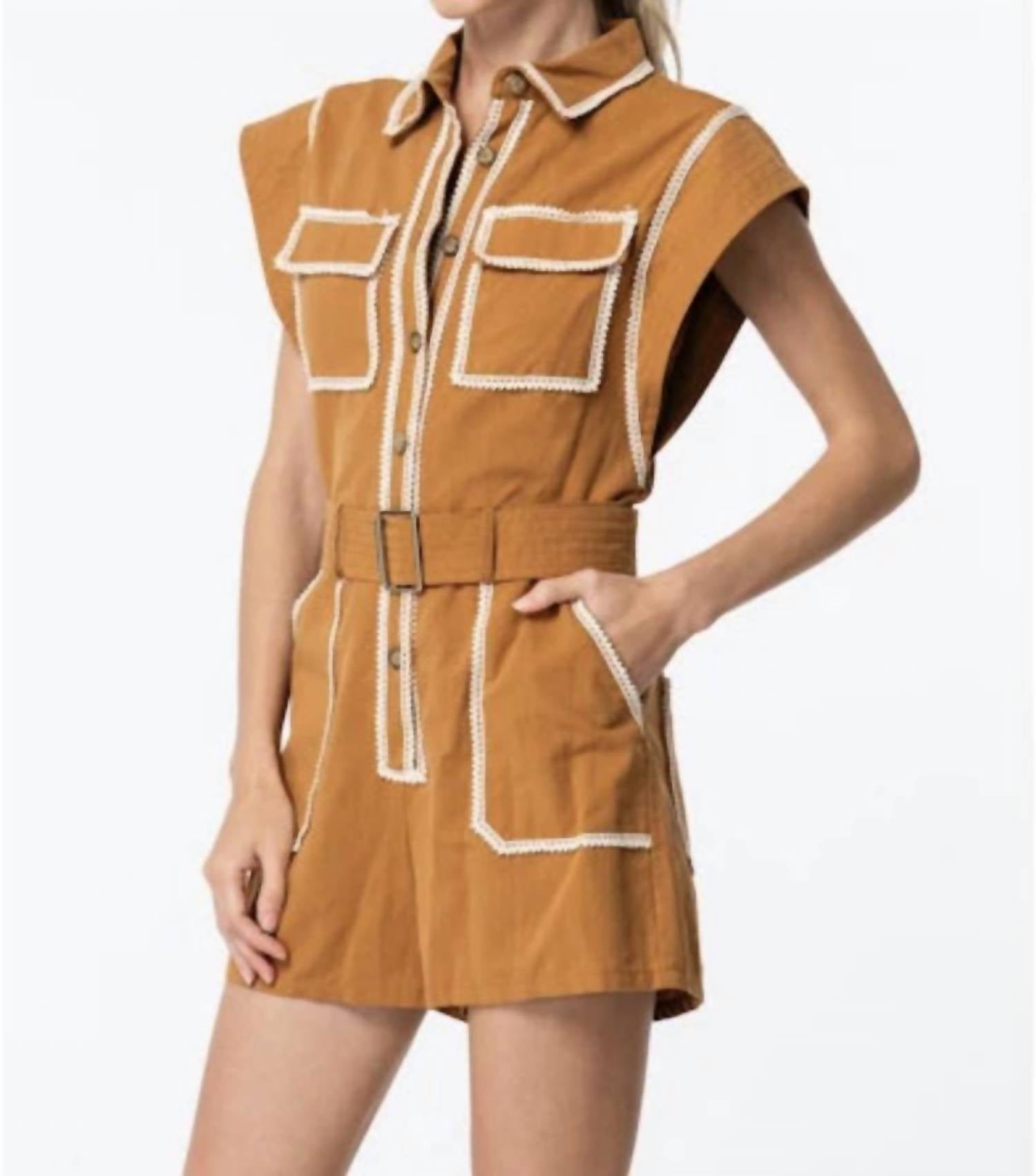 Ciebon - Crochet Trim Romper