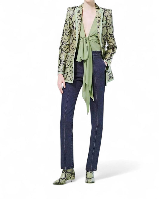 Givenchy - PRE-LOVED 2016 Resort Runway Snakeskin Blazer