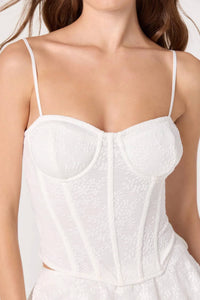 Astr - Madeleine Cropped Bustier Top