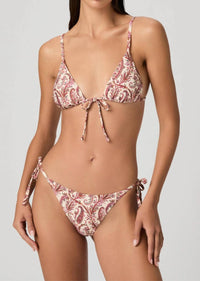 Paige - Cameron Tie Front Triangle Bikini Top