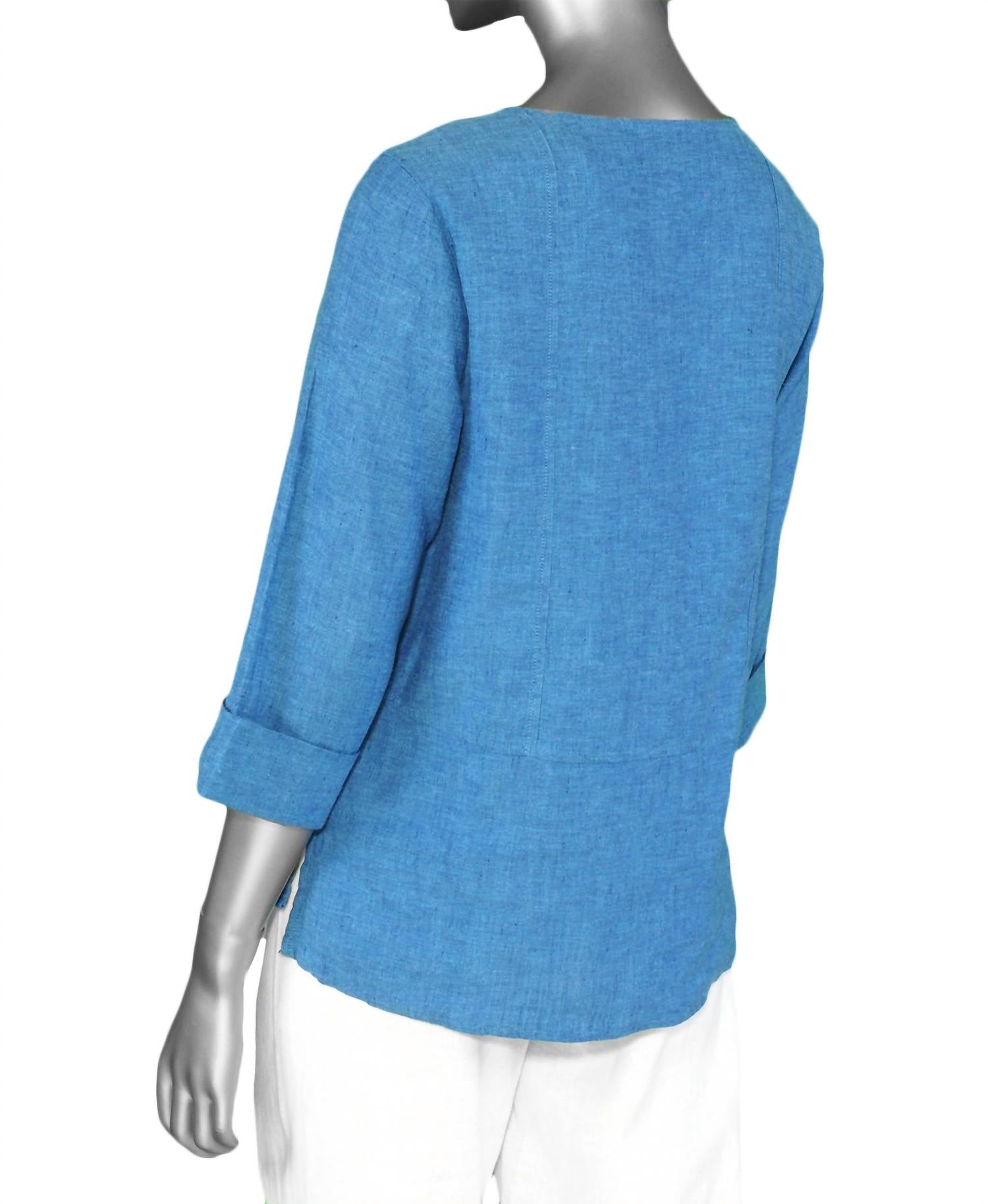 Habitat - Linen Blend Pocket Pullover