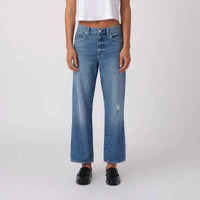 Amo Denim - Billie Cropped Straight Leg Jeans