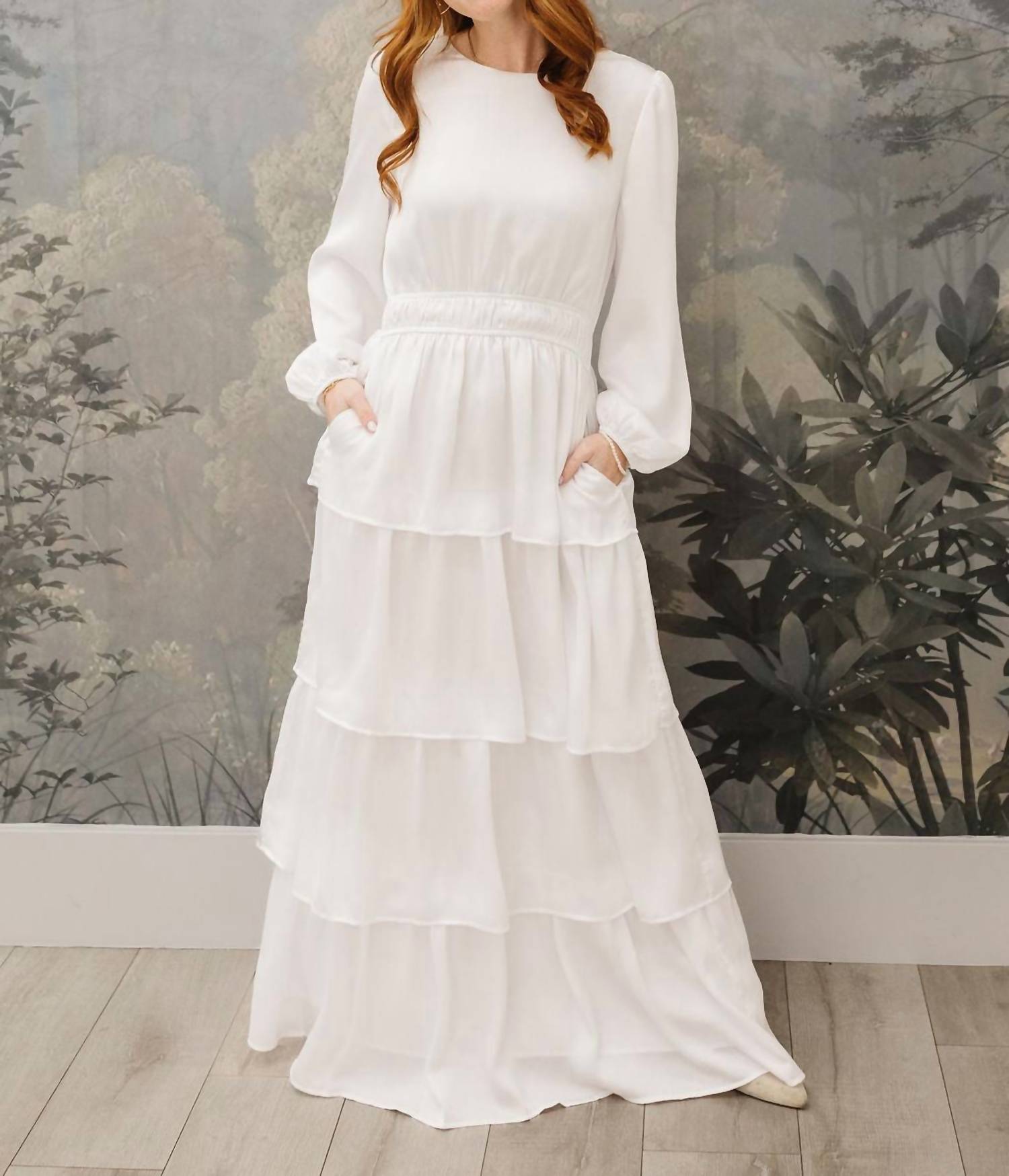 Tea N Rose - Tiered Maxi Dress