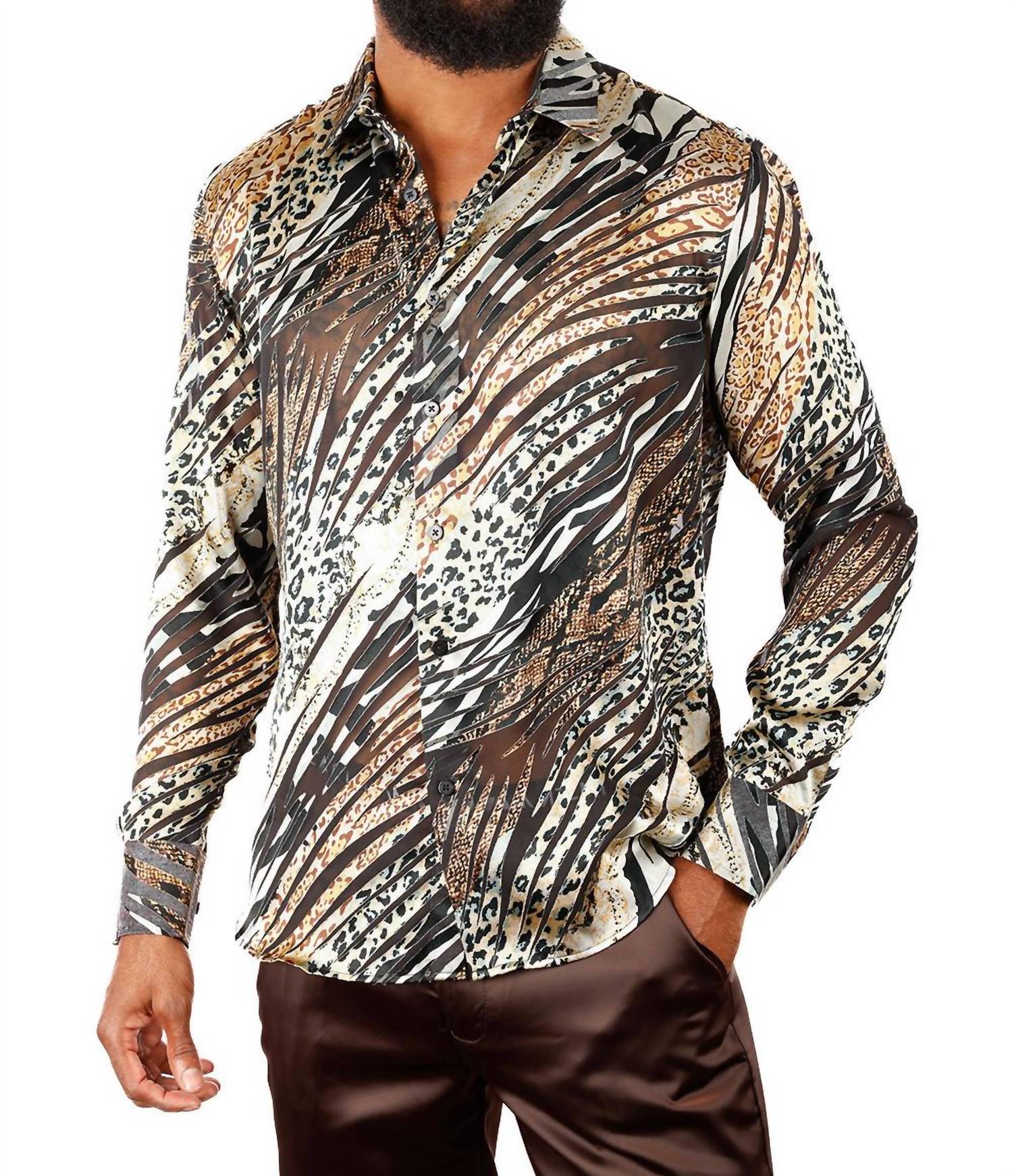 Barabas - Transpicuous Long Sleeve Shirt