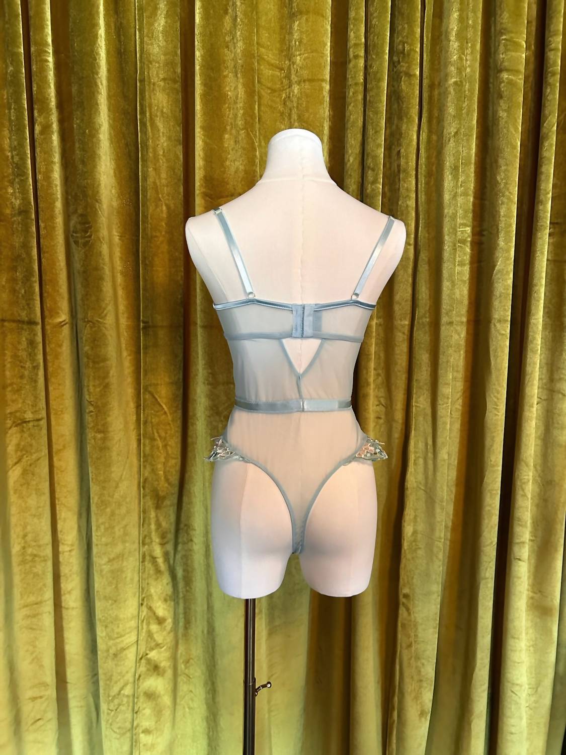Kilo Brava - Embroidered Underwire Bodysuit