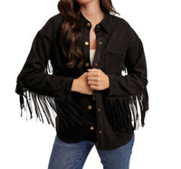 Hem & Thread - Suede Fringe Jacket