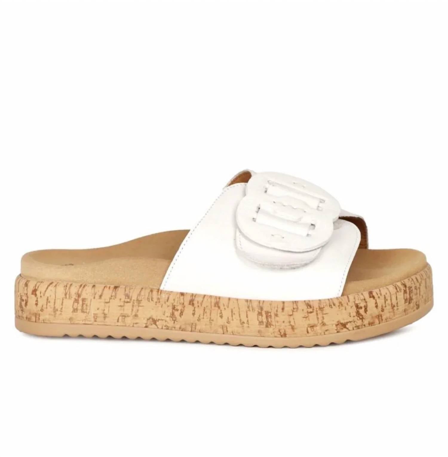 Gabor - Women's Leather Adjustable Buckle Sandal