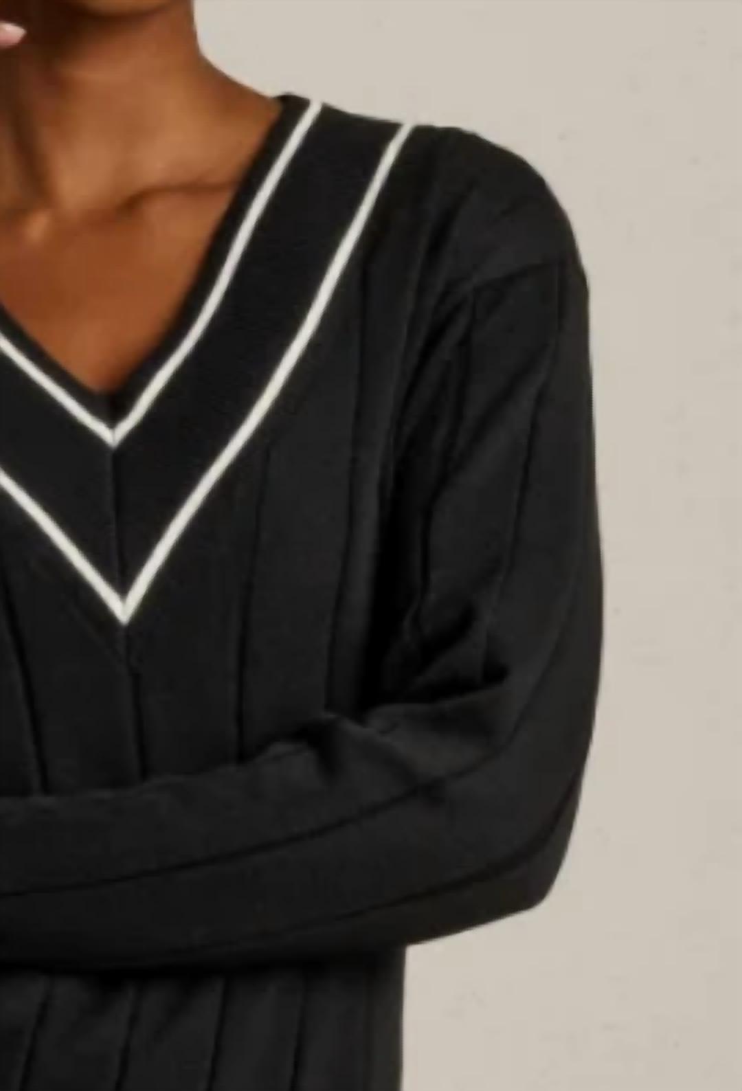 Rhone - Varsity Cable Knit Sweater