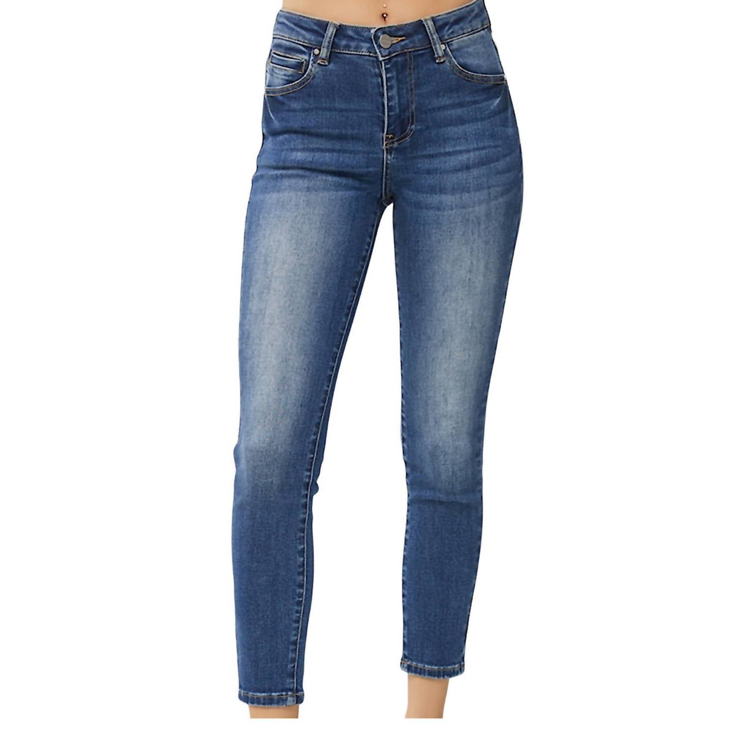 Risen - High Rise Basic Ankle Skinny Jeans