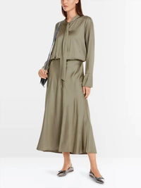Marc Cain - Calf Length Tie Neck Dress