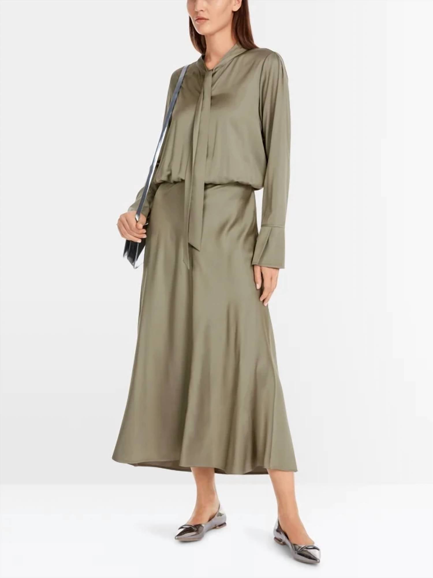 Marc Cain - Calf Length Tie Neck Dress