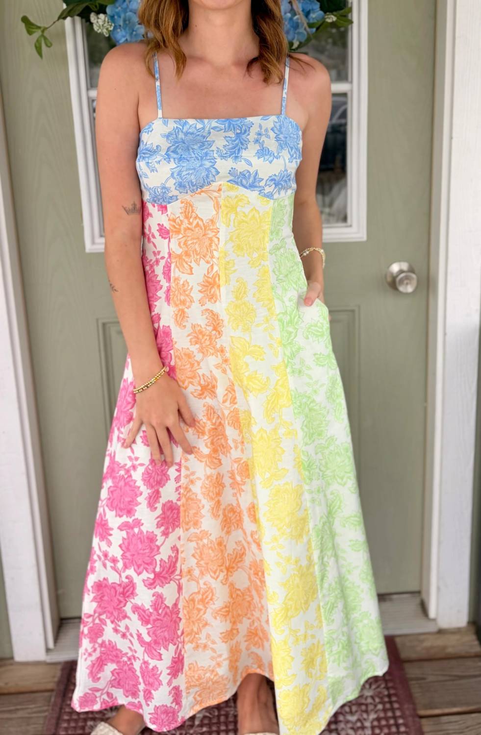Pastel Design - Women's Garden Midi Dress