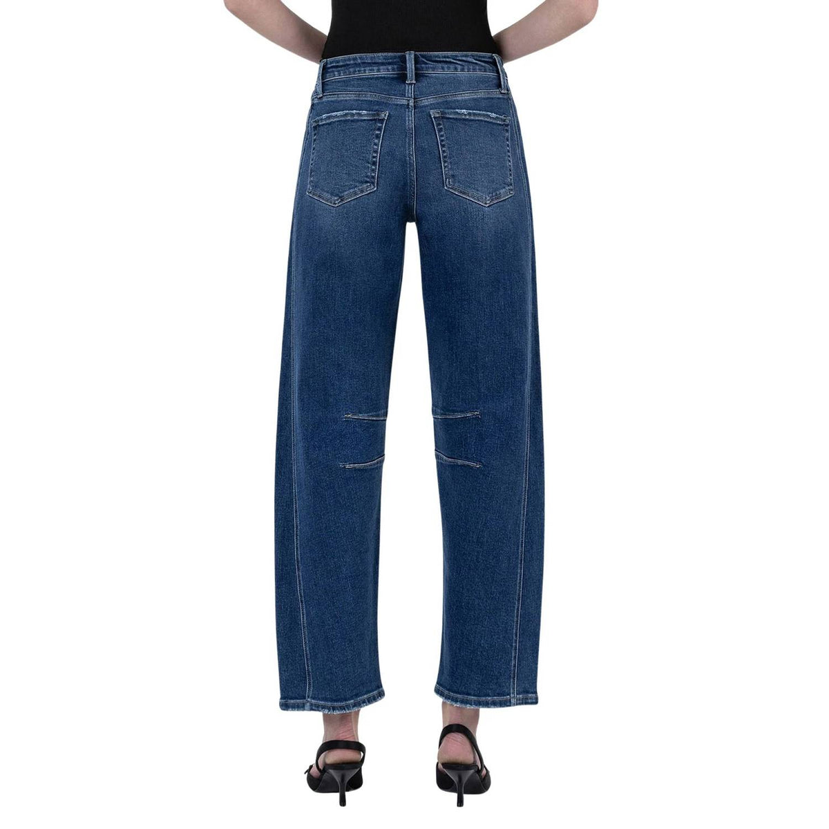 Flying Monkey - High Rise Barrel Leg Jeans